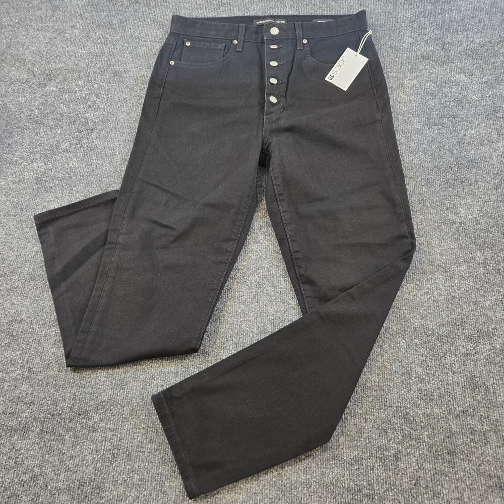NWT Joe's Jeans x WeWoreWhat Danielle High Rise VTG Straight Black Button Fly